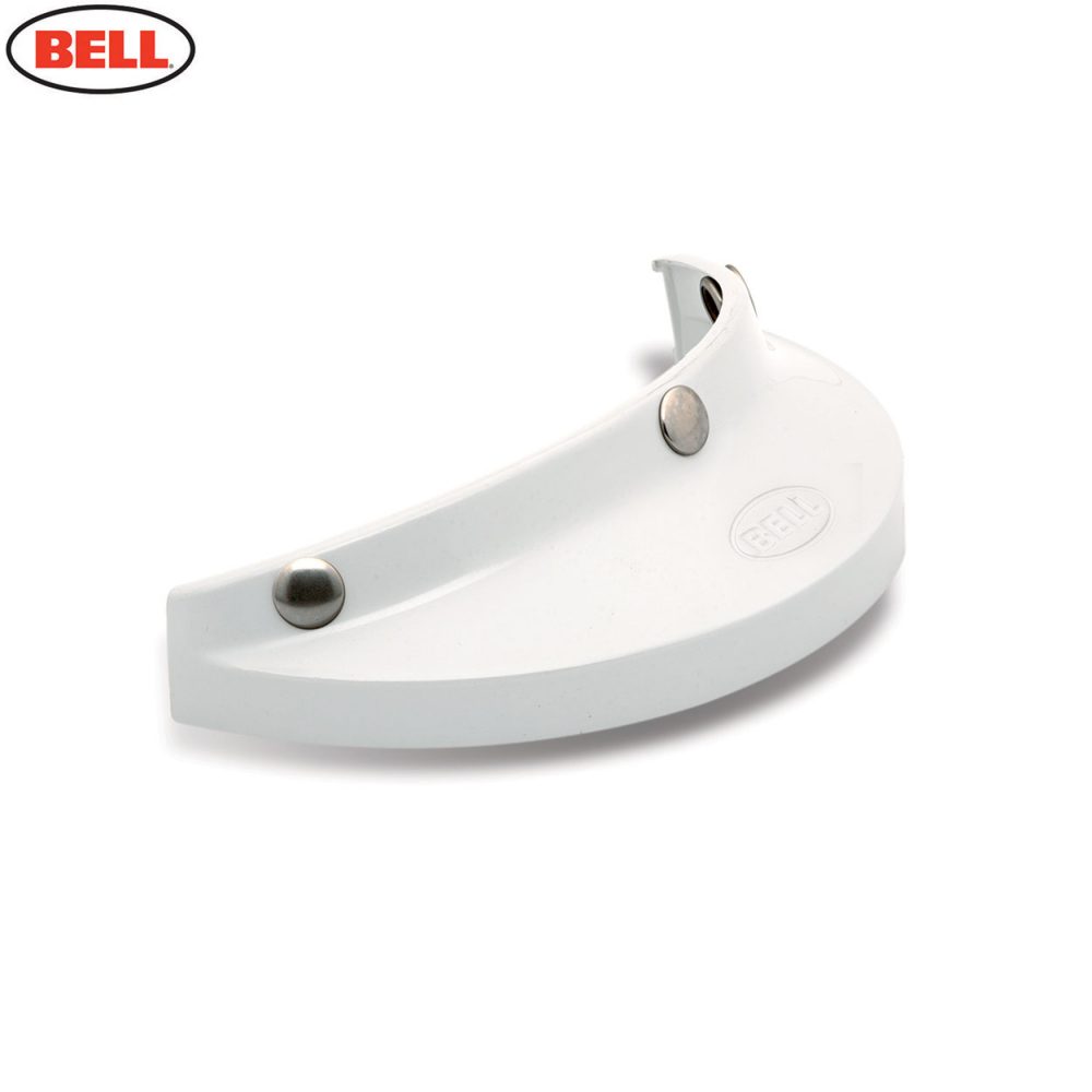 Bell Replacement Custom 500 (520) 3-Snap Visor White