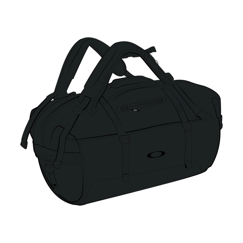 Oakley Luggage SP0 Training Outdoor Duffle Bag (Blackout)